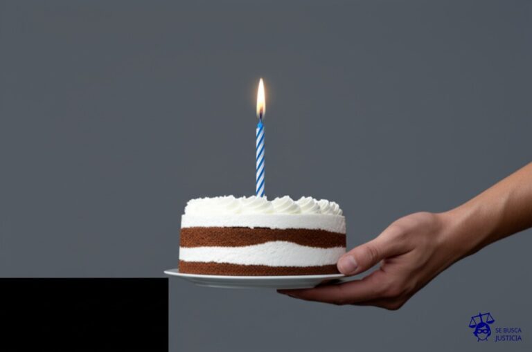 Un gran pastel con una vela encendida. Debajo del pastel, una mano invisible lo está empujando hacia un precipicio. Representa: Apoyo encubierto a grupos armados en otros Estados