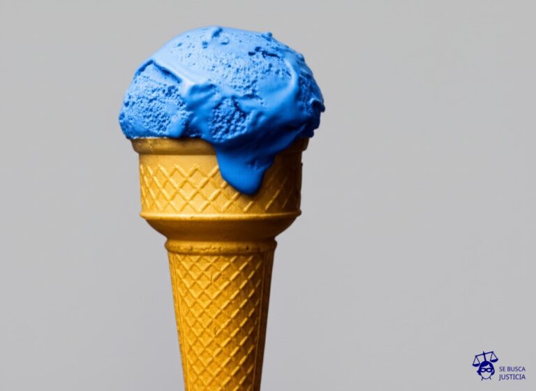 Un helado derritiéndose solo en la parte sombreada de un cucurucho. Representa: Cláusulas que limitan la cobertura en ciertos horarios o zonas