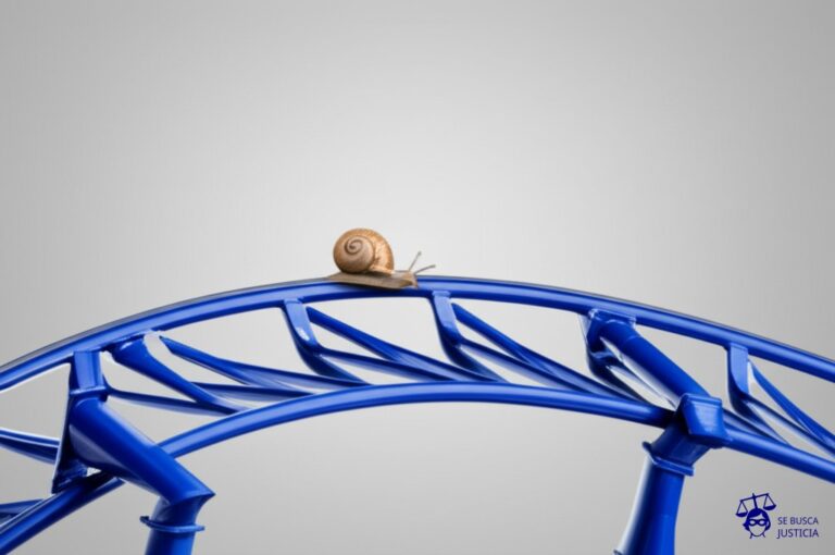 Un caracol subiendo una montaña rusa. Representa: Demora en la aprobación de póliza