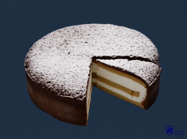 Un pastel dividido de manera desigual, con un trozo minúsculo para uno de los coautores y el resto para el otro. Representa: Desacuerdo en reparto de regalías entre coautores