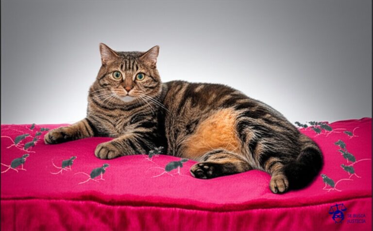 Un gato gordo y satisfecho, tumbado en un cojín de seda, rodeado de ratones diminutos que intentan, inútilmente, alcanzarlo. Representa: Reconocimiento internacional de patentes software