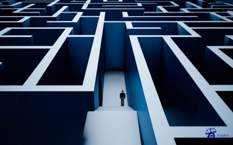 Un gran laberinto de espejos, con una sola salida, diminuta y aparentemente inalcanzable. Representa: Restricciones abusivas para el retiro de fondos