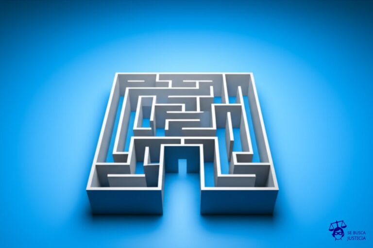 Un laberinto intrincado con un único camino de entrada, pero con incontables callejones sin salida que llevan a un punto ciego. Representa: Trabas a la deducción de quebrantos impositivos